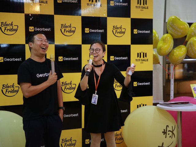 环球易购 Gearbest 大促活动现场
