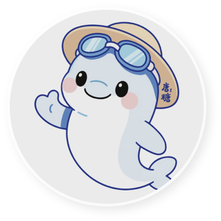 蓝色海豚吉祥物